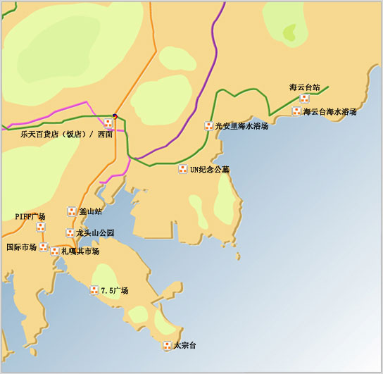 釜山地铁图高清